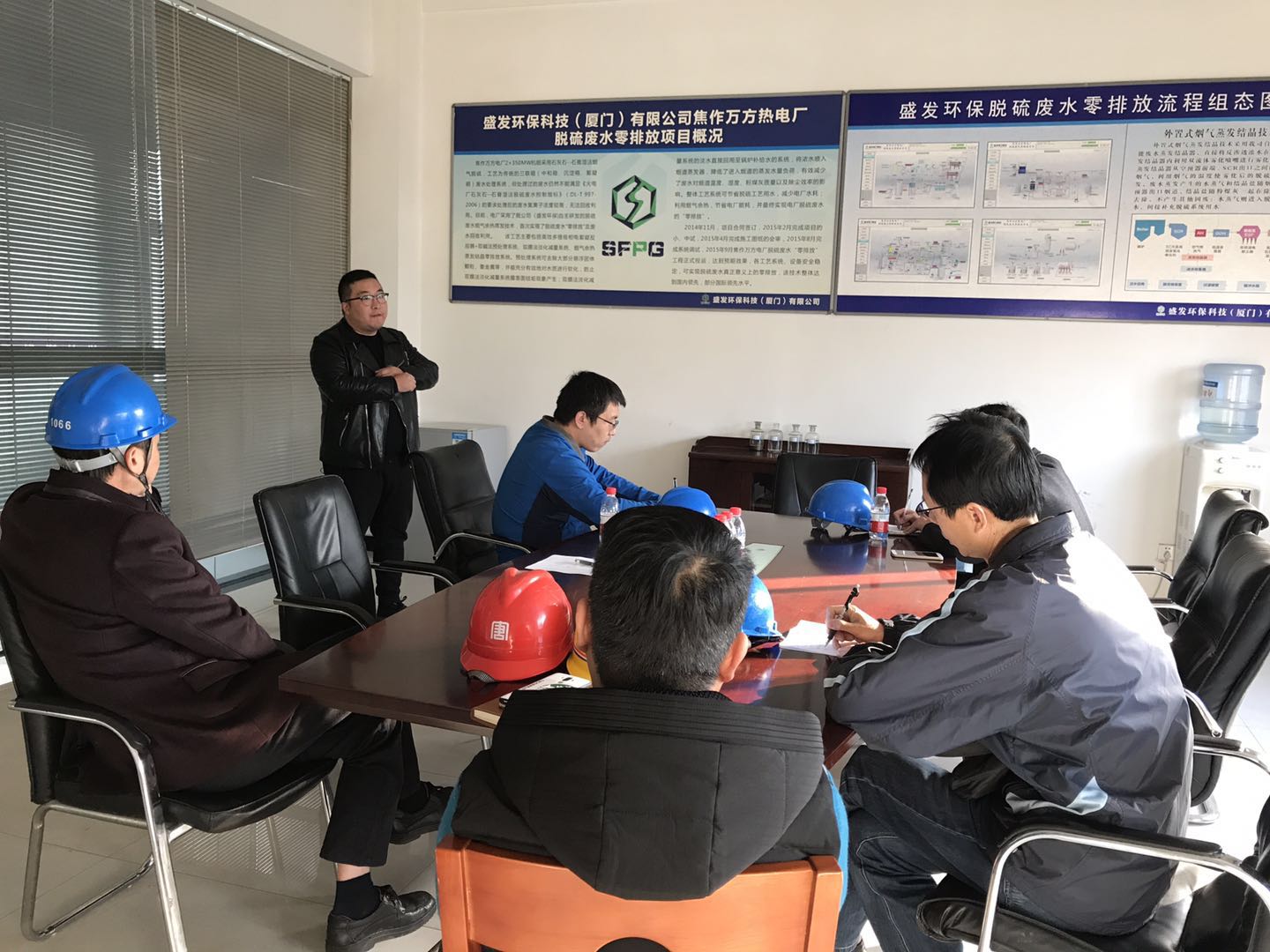 華潤(rùn)登封梁主管一行到焦作萬(wàn)方項(xiàng)目部考察參觀